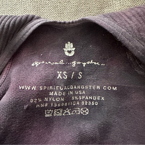 SPIRITUAL GAGSTER crop tank top - Picture 3 of 4